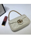 Gucci GG Marmont Matelassé Leather Chain Super Mini Bag 575161 White 2019