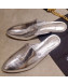 Chanel Flat Mules G34303 Silver 2019