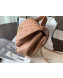 Chanel Quilted Grained Calfskin Mini Messenger Flap Top Handle Bag A93067 Caramel 2019