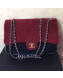 Chanel Shearling Sheepskin Medium Flap Bag A57737 Burgundy 2019