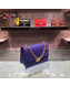 Fendi Kan U Medium Calfskin Flap Bag Purple/Gold 2019 