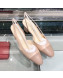 Chanel Heel Slingbacks Ballerina G31319 Light Pink 2019