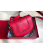 Valentino Supervee Supple Calfskin Maxi-Logo Crossbody Bag 1011S Red 2020