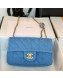 Chanel Denim Mini Flap Bag with Ball AS1787 Denim Blue 2022 