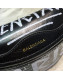 Balenciaga Souvenir XS Graffiti Calfskin Belt Bag Black/White 2019