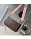 Louis Vuitton Multi-Pochette Accessoires Triple Monogram Canvas Shoulder Bag M44840 04 