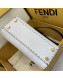 Fendi Peekaboo Iconic Mini Bag White 2019