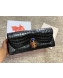 Chanel Metallic Crocodile Embossed Calfskin Beetle Evening Clutch AS0857 Black 2019