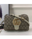 Gucci Arli GG Small Shoulder Bag 550129 White 2019