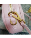 MiuMiu Matelasse Lambskin Heart-Shaped Shoulder Bag Pink 2019