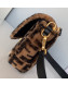 Fendi Baguette Sheepskin Large Bag Brown/Black 2019