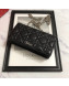 Dior Lady Dior Leather Clutch with Chain Black