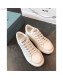 Prada Calfskin Logo Back Sneakers White 2019