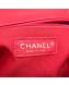 Chanel Quilted Lambskin Medium Flap Bag with Ring Top Handle AS1358 Red 2020