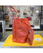 Goyard Reversible Calfskin Medium/Large Shopping Tote Orange