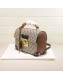 Gucci Padlock GG Small Bamboo Shoulder Bag 603221 Beige 2019