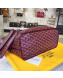 Goyard Reversible Calfskin Medium/Large Shopping Tote Burgundy