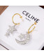 Celine Crystal Star Moon Earrings 2021 07