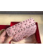 Valentino Rockstud Spike Lambskin Small Vertical Bag 0124 Pink 2019  