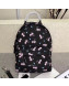 Givenchy Nylon Flower Print Nano Backpack Black/Pink 2019