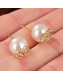 Valentino VLogo Pearl Stud Earrings 2021 29