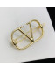 Valentino VLogo Brooch Gold 2021 32