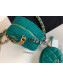 Chanel 19 Tweed Clutch with Chain & Coin Purse AP0986 Green 2019