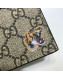 Gucci GG Canvas Leather Tiger Card Case 597555 2019