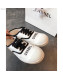 Chanel Soft Fabric Lace-up Sneaker White/Black 2019