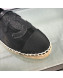 Chanel Mesh Espadrilles G34651 Black 2019