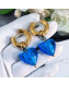 Love Short Earrings Blue 2021 63