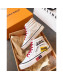 Louis Vuitton Stellar Logos Print High-top Sneakers White 2019