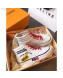 Louis Vuitton Stellar Logos Print High-top Sneakers White 2019