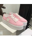 Celine Canvas Flatform Low-top Sneakers Pink 2022 032404