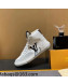 Louis Vuitton Charlie Calfskin Sneakers Boots White/Grey 2021