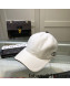 Gucci Canvas Baseball Hat with Interlocking G White 2022 07