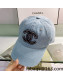 Chanel Denim Baseball Hat Light Blue 2022 0310149