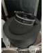 Chanel Visor Boe Tie Hat Black 2022 0401145