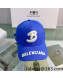 Balenciaga Canvas Baseball Hat Blue 2022 0401160