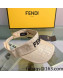 Fendi FF Visor Hat Beige 2022 0401164