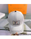 Louis Vuitton Canvas Baseball Hat White 2022 040201