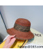 Fendi Straw Bucket Hat Brown 2022 04