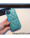 Chanel Leather iPhone Case Green 2022 42