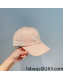 Chanel Canvas Baseball Hat Pink 2022 85