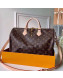 Louis Vuitton Speedy Bandoulière 35 Monogram Canvas Top Handle Bag M41111 Nude