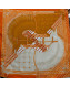 Hermes Masan Silk Square Scarf 90x90cm Orange 2022 